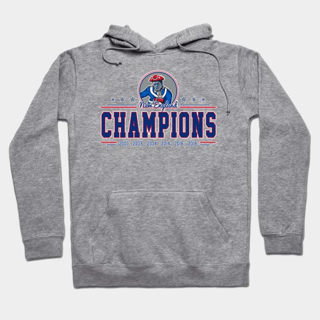 Patriots 2019 Championship Graphic 3 Hoodie by bkumm66